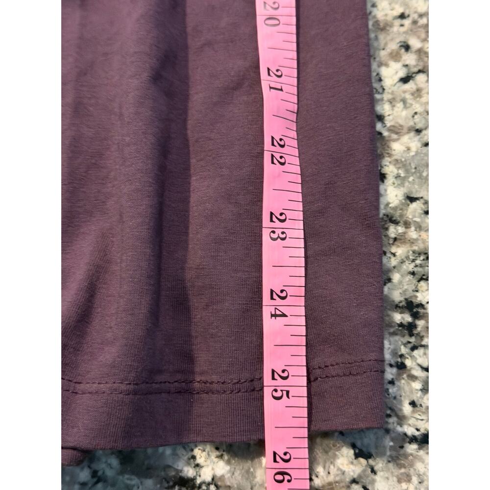 Earthbound Trading Co Purple Wide Leg Gaucho Culotte Pants Boho M - Picture 5 of 7